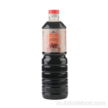 1000 ml glazen fles superieure donkere sojasaus